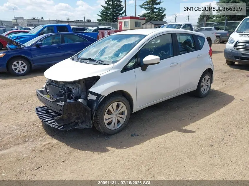 2018 Nissan Versa Note S/Sr/Sv VIN: 3N1CE2CP8JL366329 Lot: 30091131