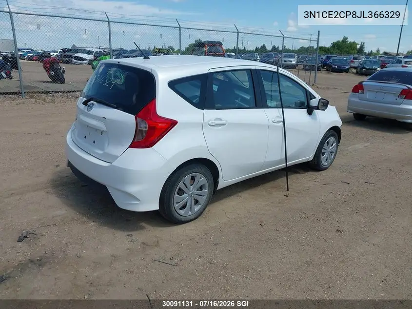2018 Nissan Versa Note S/Sr/Sv VIN: 3N1CE2CP8JL366329 Lot: 30091131