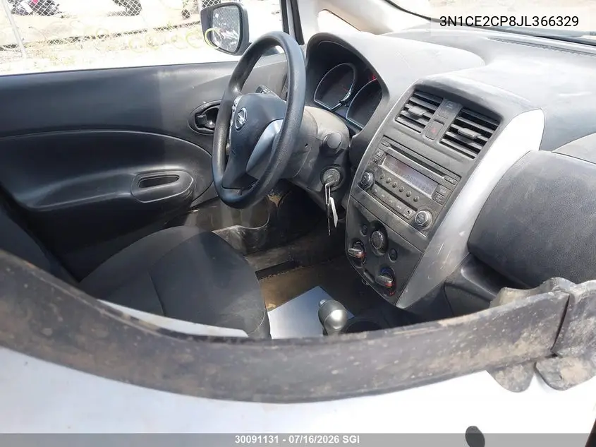 2018 Nissan Versa Note S/Sr/Sv VIN: 3N1CE2CP8JL366329 Lot: 30091131