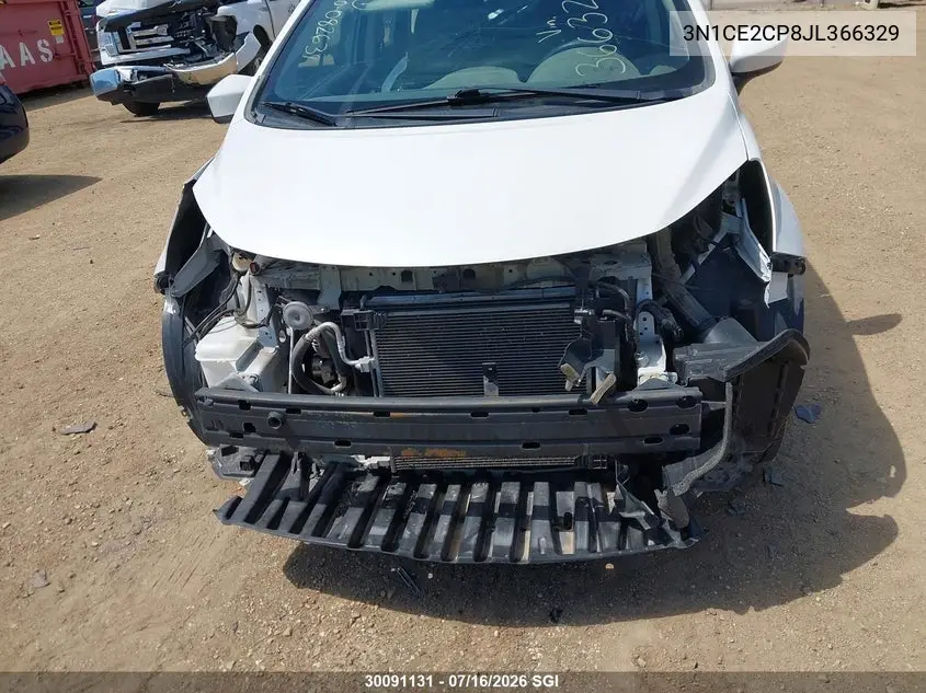 2018 Nissan Versa Note S/Sr/Sv VIN: 3N1CE2CP8JL366329 Lot: 30091131