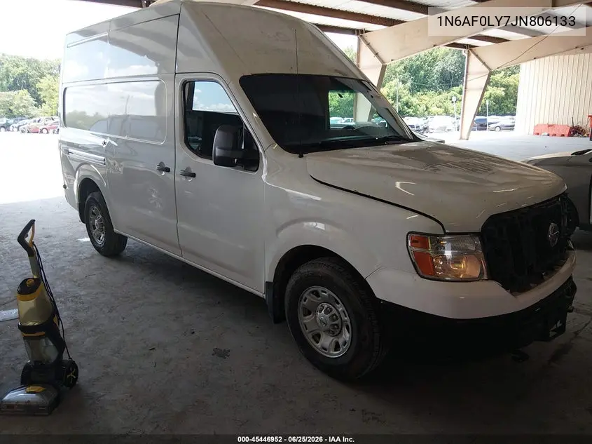 2018 Nissan Nv Cargo Nv2500 Hd Sv V8 VIN: 1N6AF0LY7JN806133 Lot: 45446952