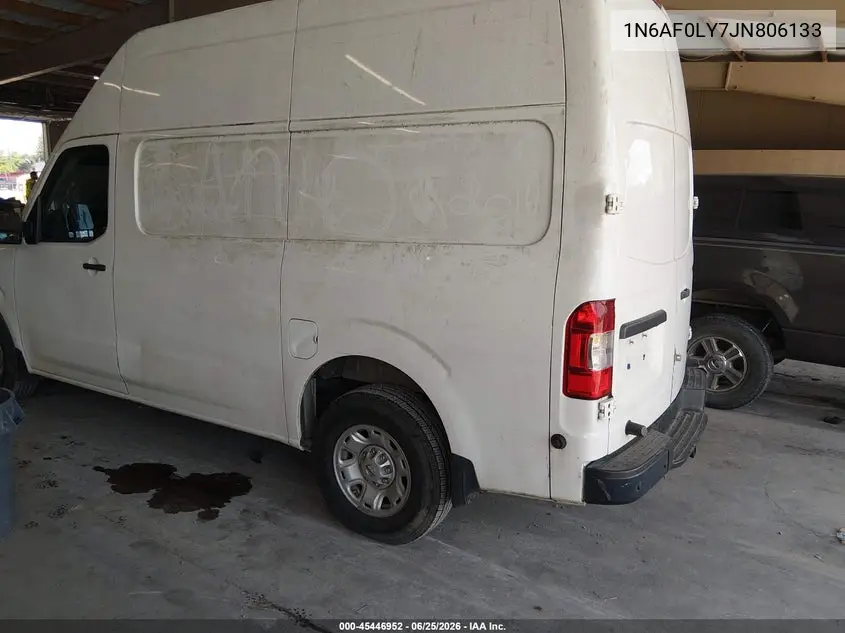 2018 Nissan Nv Cargo Nv2500 Hd Sv V8 VIN: 1N6AF0LY7JN806133 Lot: 45446952