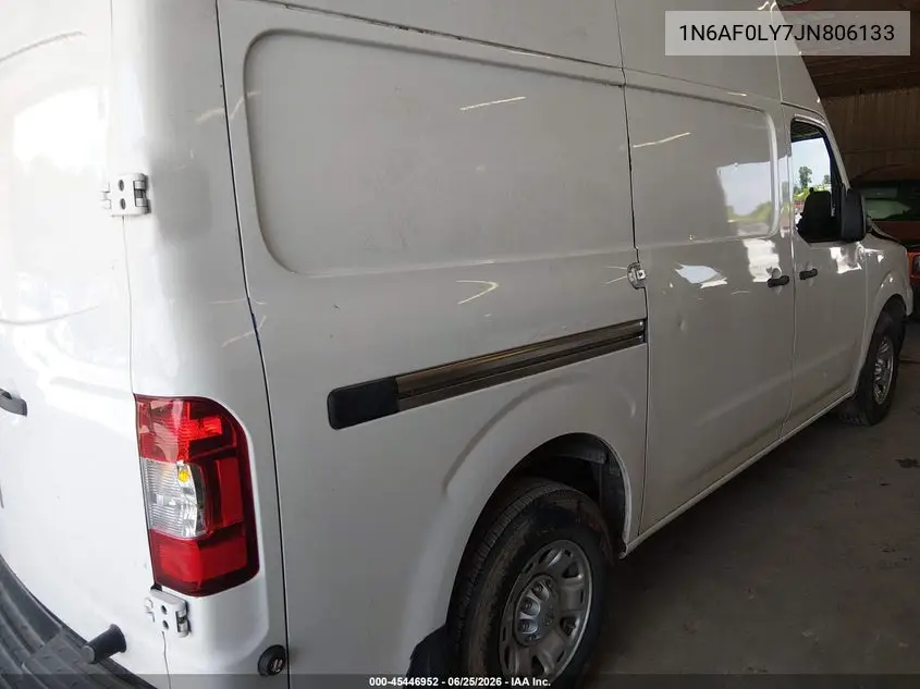 2018 Nissan Nv Cargo Nv2500 Hd Sv V8 VIN: 1N6AF0LY7JN806133 Lot: 45446952