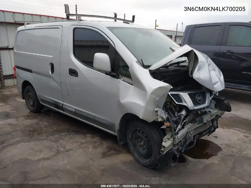 3N6CM0KN4LK700205 2020 Nissan Nv200 Cargo Sv Xtronic Cvt