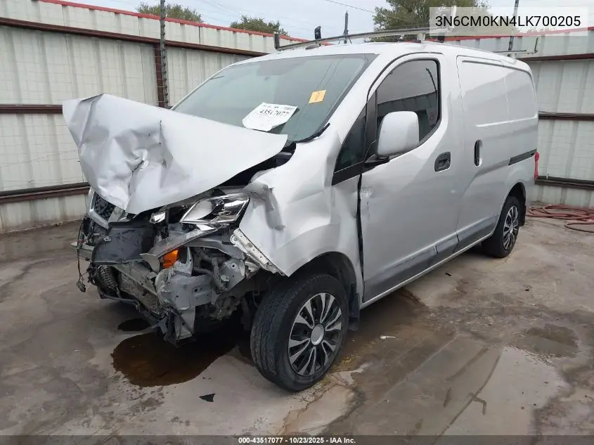3N6CM0KN4LK700205 2020 Nissan Nv200 Cargo Sv Xtronic Cvt