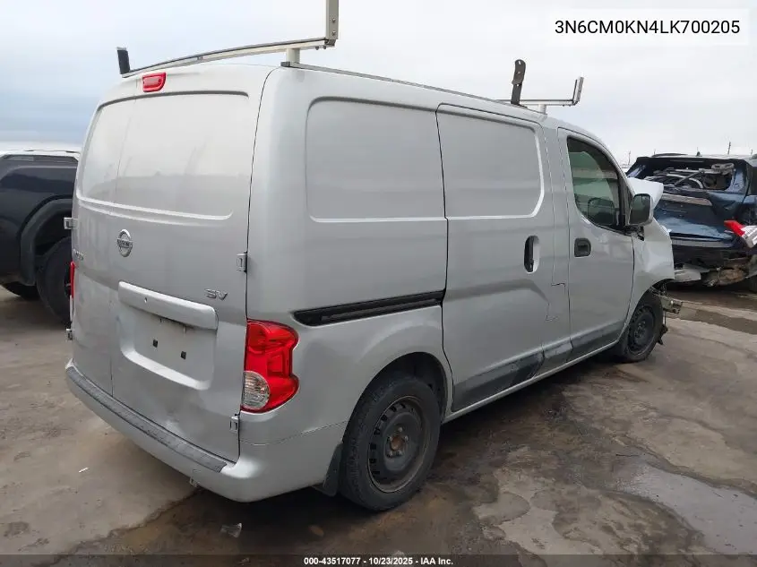3N6CM0KN4LK700205 2020 Nissan Nv200 Cargo Sv Xtronic Cvt
