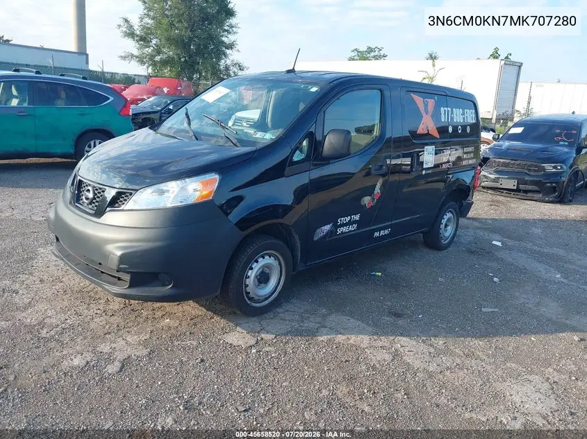 2021 Nissan Nv200 2.5S/2.5Sv VIN: 3N6CM0KN6MK708310 Lot: 45658520