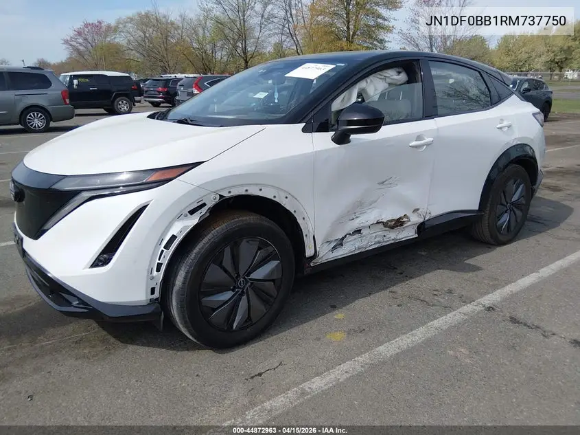 2024 Nissan Ariya Engage+ VIN: JN1DF0BB1RM737750 Lot: 44872963