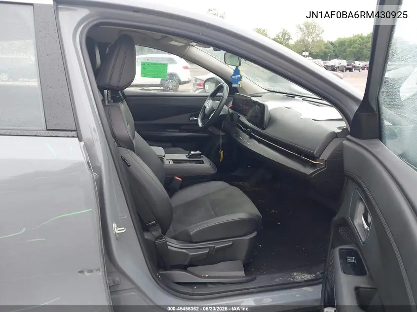 2024 Nissan Ariya Engage VIN: JN1AF0BA6RM430925 Lot: 45456362