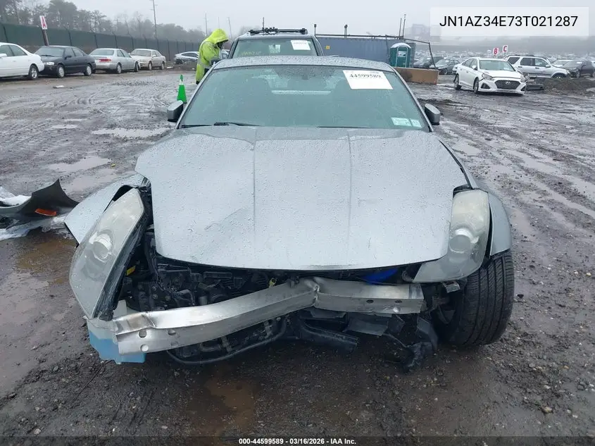 2003 Nissan 350Z Touring VIN: JN1AZ34E73T021287 Lot: 44599589