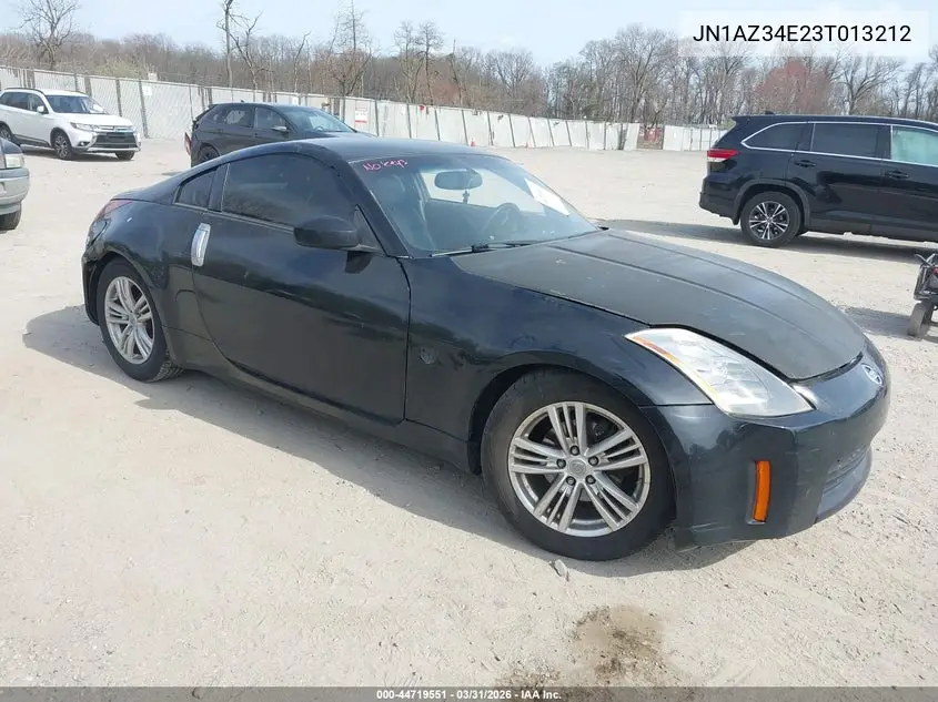 2003 Nissan 350Z VIN: JN1AZ34E23T013212 Lot: 44719551