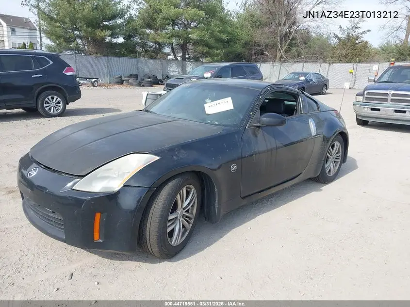 2003 Nissan 350Z VIN: JN1AZ34E23T013212 Lot: 44719551
