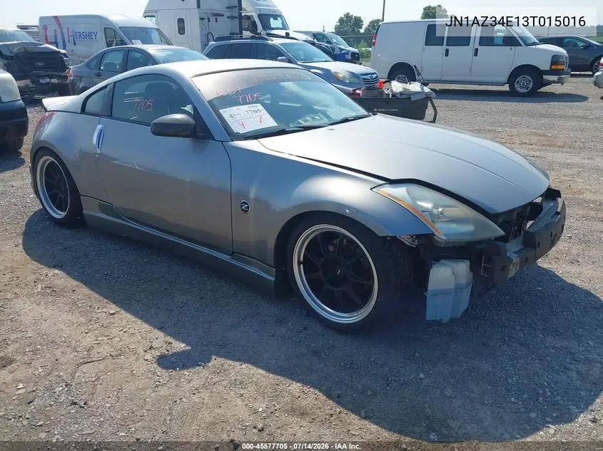 2003 Nissan 350Z Touring VIN: JN1AZ34E13T015016 Lot: 45577705