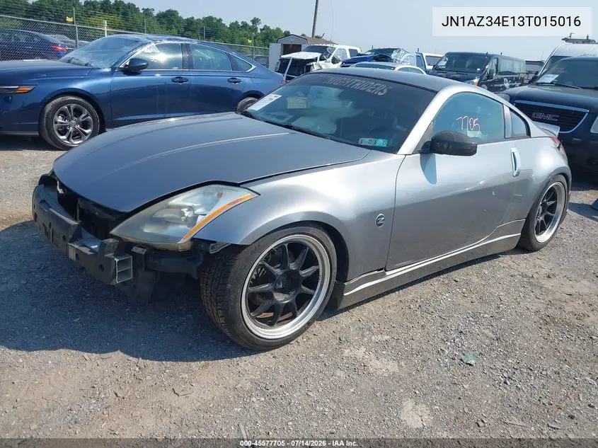 2003 Nissan 350Z Touring VIN: JN1AZ34E13T015016 Lot: 45577705