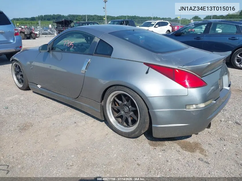 2003 Nissan 350Z Touring VIN: JN1AZ34E13T015016 Lot: 45577705