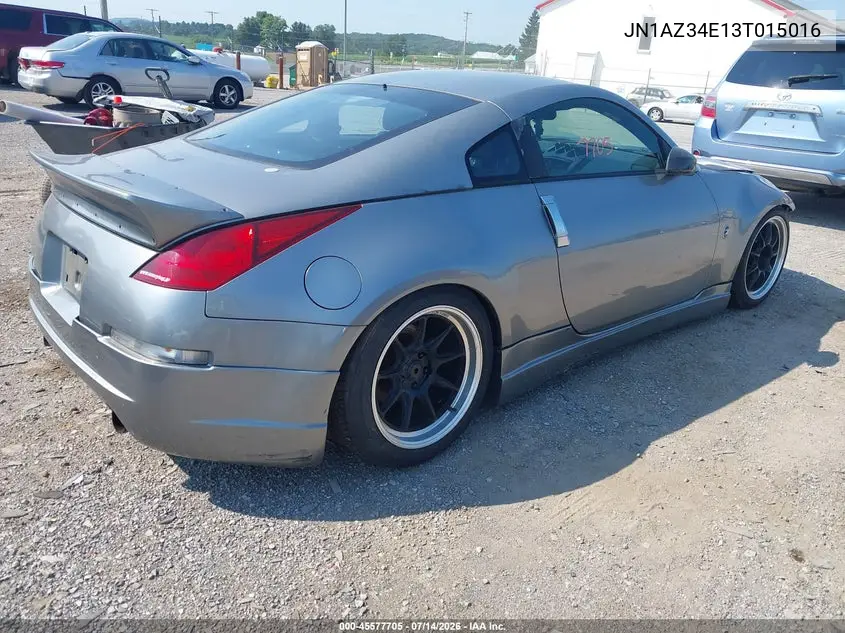 2003 Nissan 350Z Touring VIN: JN1AZ34E13T015016 Lot: 45577705