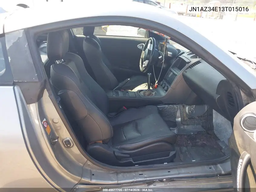 2003 Nissan 350Z Touring VIN: JN1AZ34E13T015016 Lot: 45577705