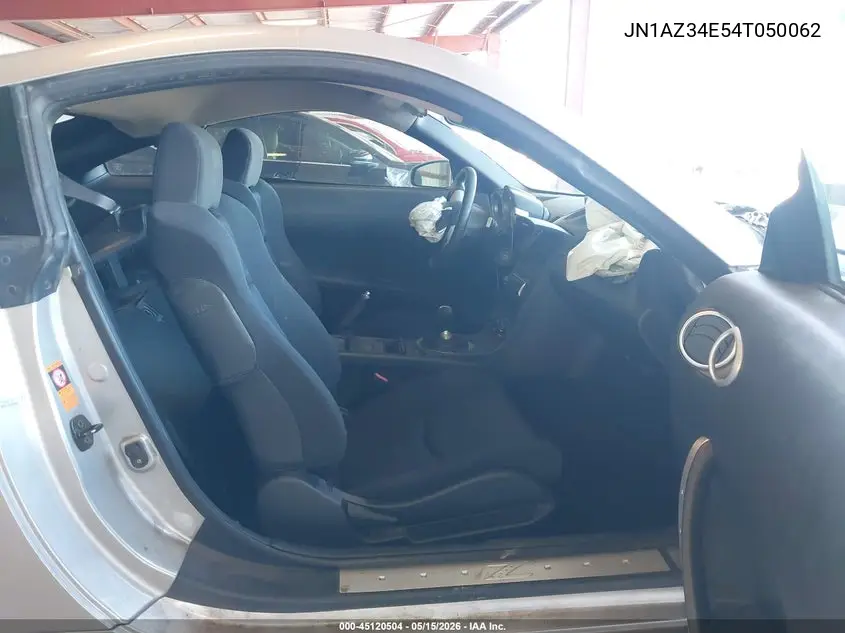 2004 Nissan 350Z Performance VIN: JN1AZ34E54T050062 Lot: 45120504