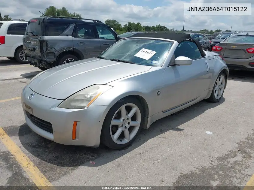 2004 Nissan 350Z Touring VIN: JN1AZ36A64T015122 Lot: 45125623