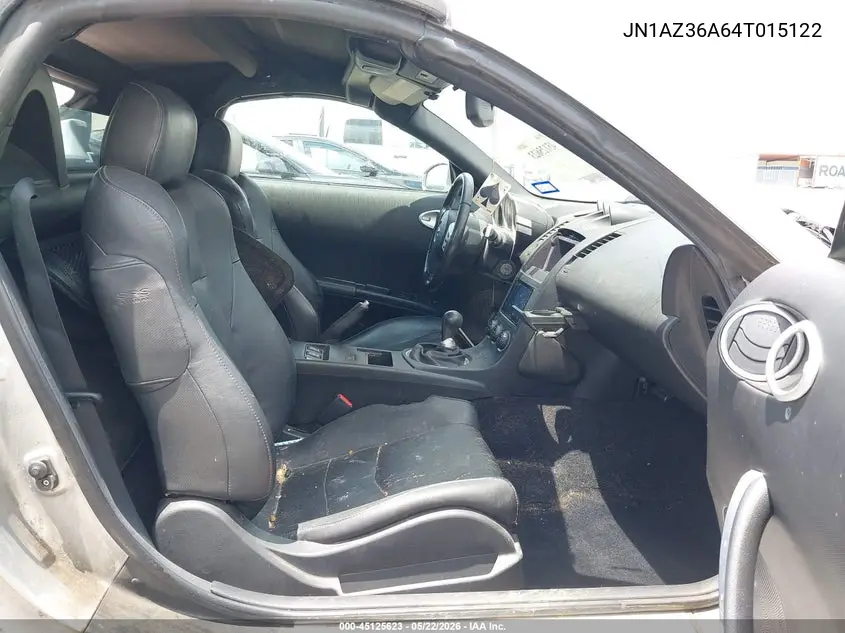 2004 Nissan 350Z Touring VIN: JN1AZ36A64T015122 Lot: 45125623