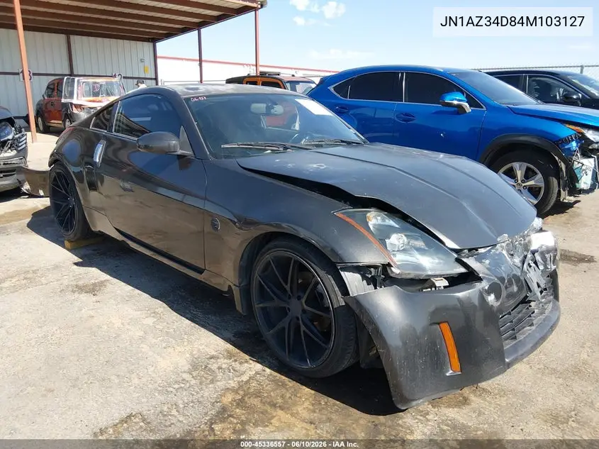 2004 Nissan 350Z Touring VIN: JN1AZ34D84M103127 Lot: 45336557