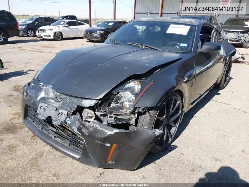 2004 Nissan 350Z Touring VIN: JN1AZ34D84M103127 Lot: 45336557