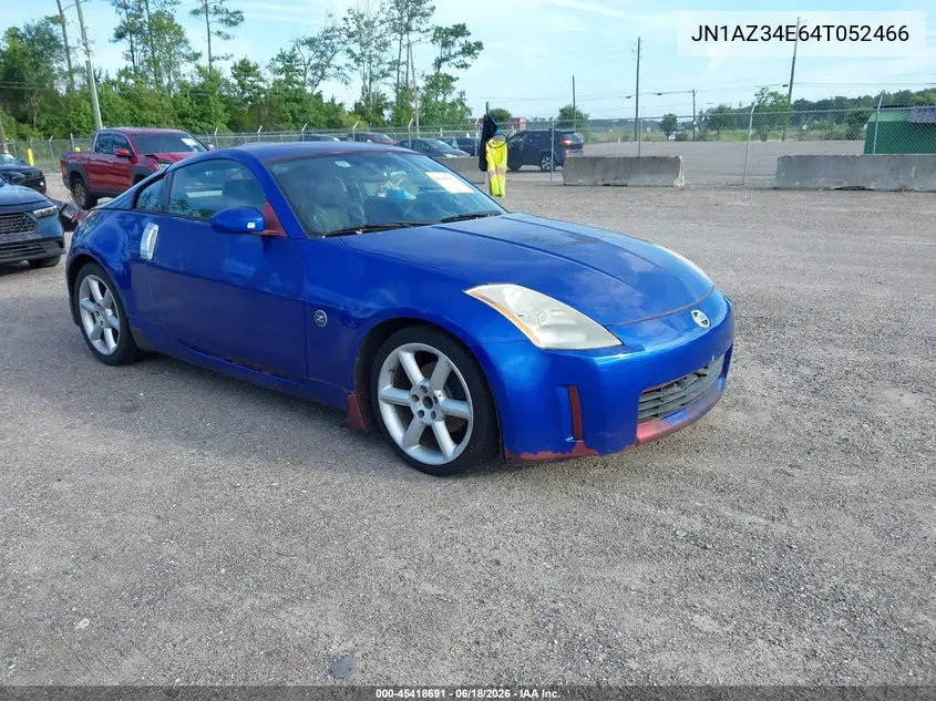 2004 Nissan 350Z Touring VIN: JN1AZ34E64T052466 Lot: 45418691