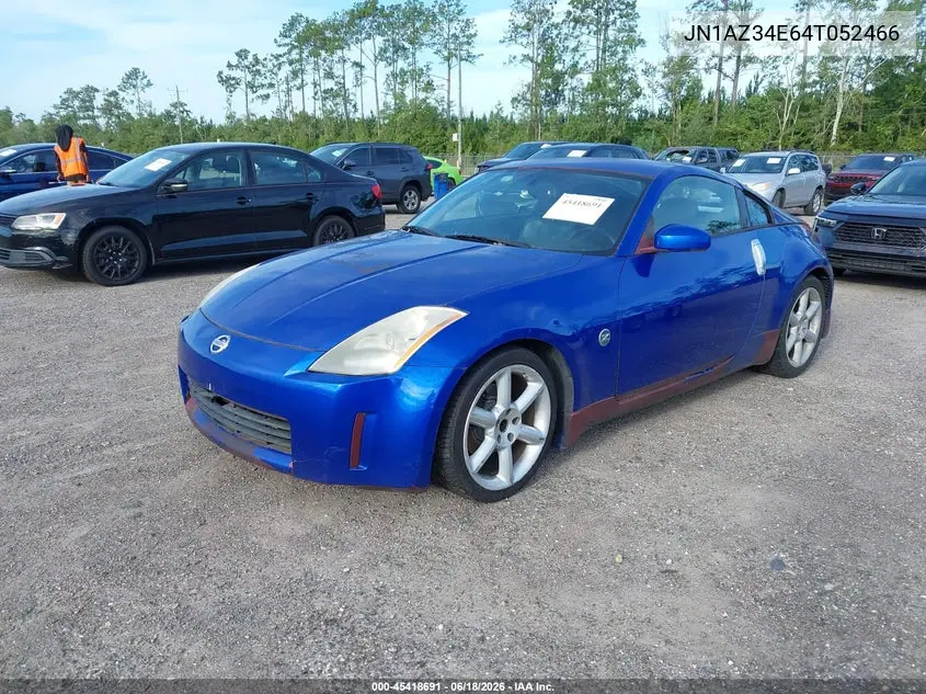 2004 Nissan 350Z Touring VIN: JN1AZ34E64T052466 Lot: 45418691