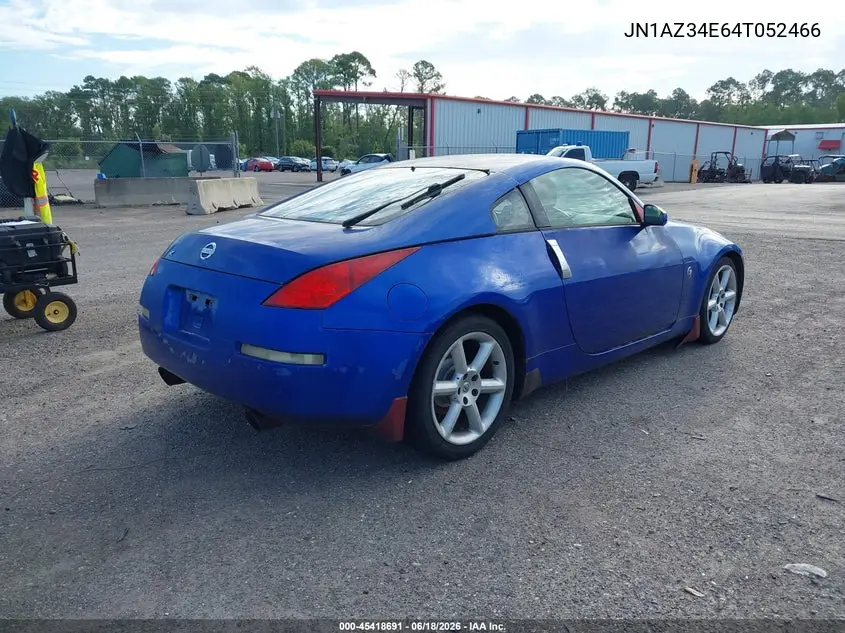 2004 Nissan 350Z Touring VIN: JN1AZ34E64T052466 Lot: 45418691
