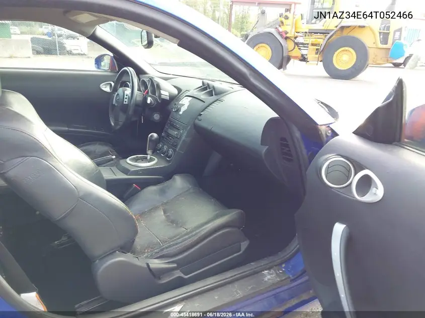 2004 Nissan 350Z Touring VIN: JN1AZ34E64T052466 Lot: 45418691