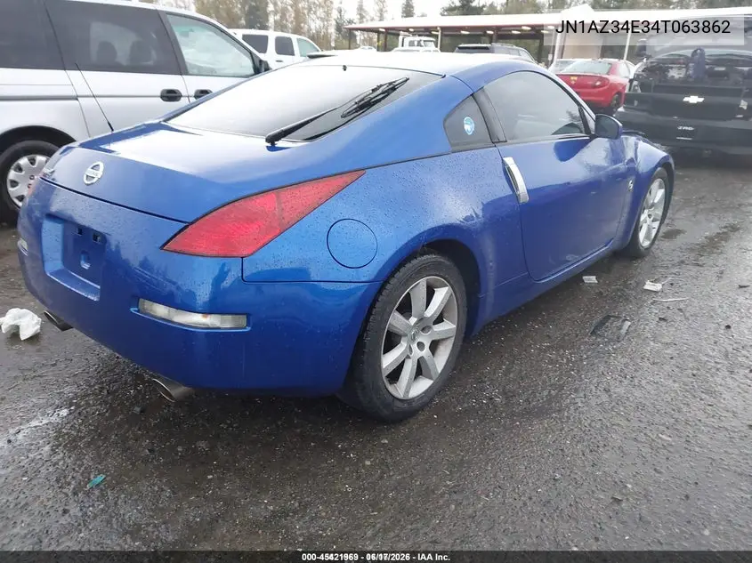 2004 Nissan 350Z Enthusiast VIN: JN1AZ34E34T063862 Lot: 45421969