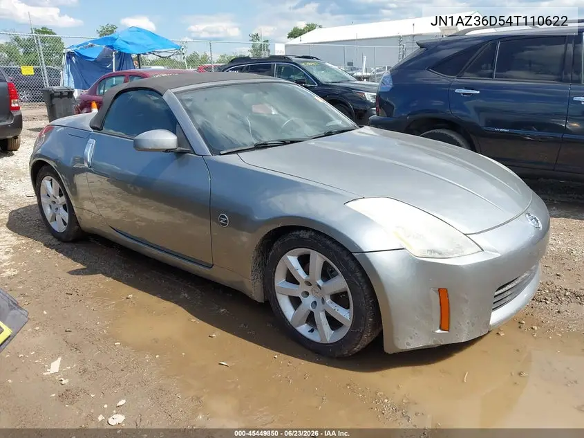 2004 Nissan 350Z Enthusiast VIN: JN1AZ36D54T110622 Lot: 45449850