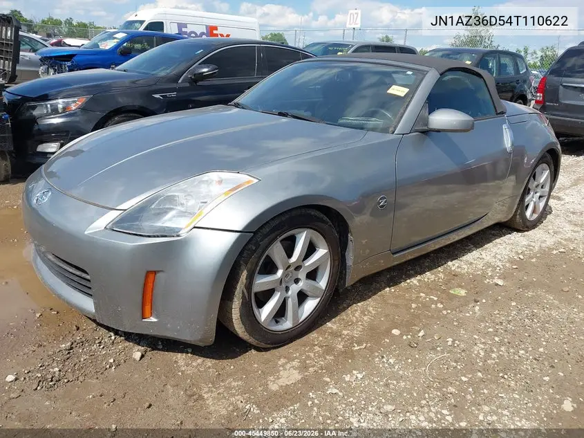 2004 Nissan 350Z Enthusiast VIN: JN1AZ36D54T110622 Lot: 45449850