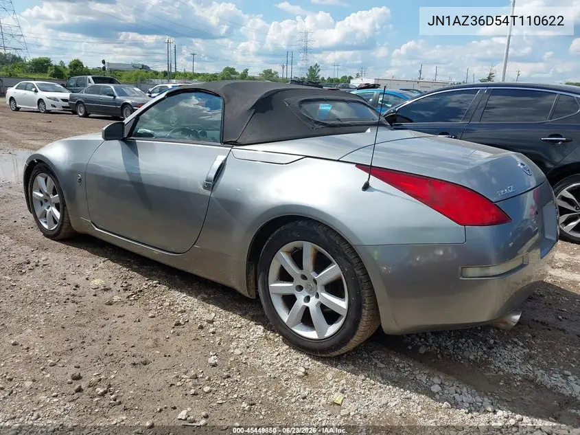 2004 Nissan 350Z Enthusiast VIN: JN1AZ36D54T110622 Lot: 45449850