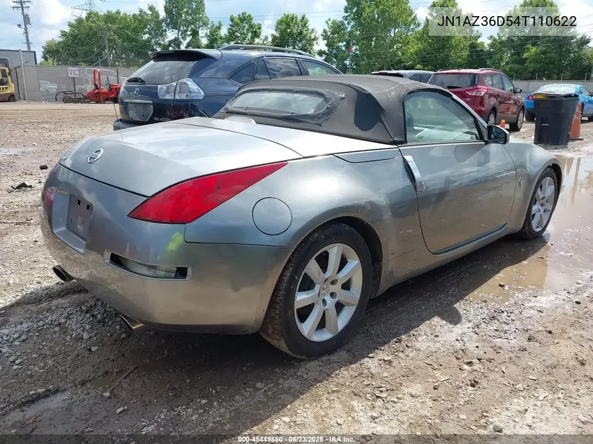 2004 Nissan 350Z Enthusiast VIN: JN1AZ36D54T110622 Lot: 45449850