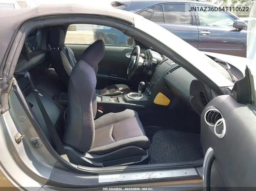 2004 Nissan 350Z Enthusiast VIN: JN1AZ36D54T110622 Lot: 45449850