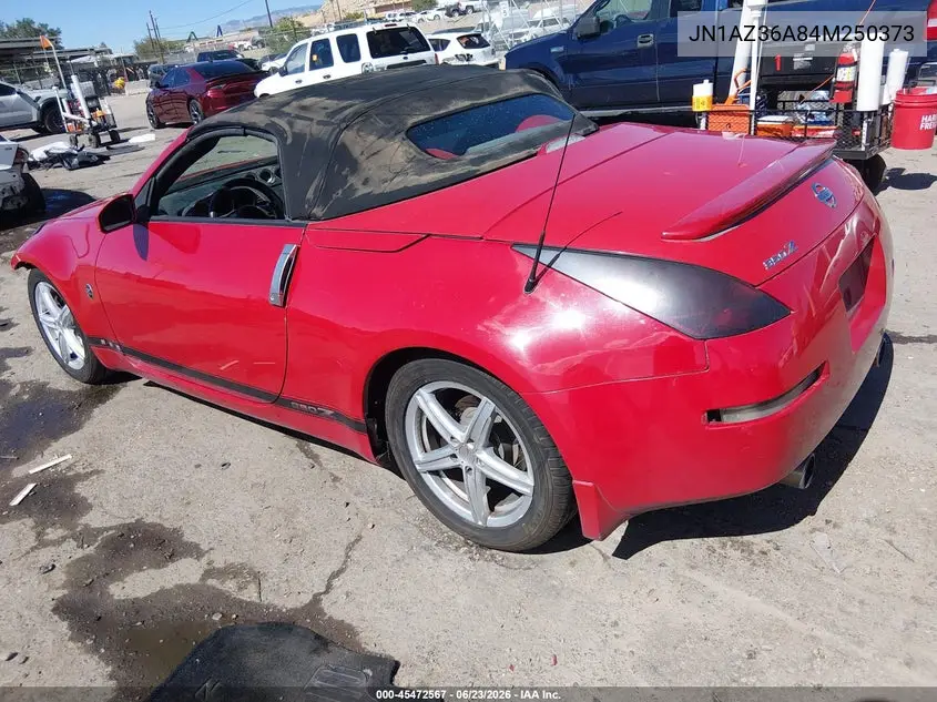 2004 Nissan 350Z Touring VIN: JN1AZ36A84M250373 Lot: 45472567