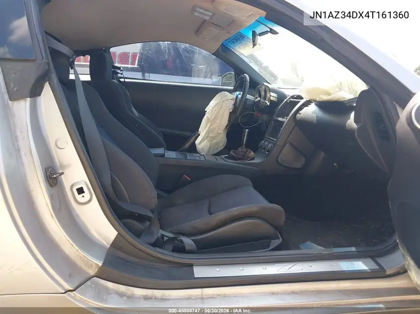 2004 Nissan 350Z VIN: JN1AZ34DX4T161360 Lot: 45508747