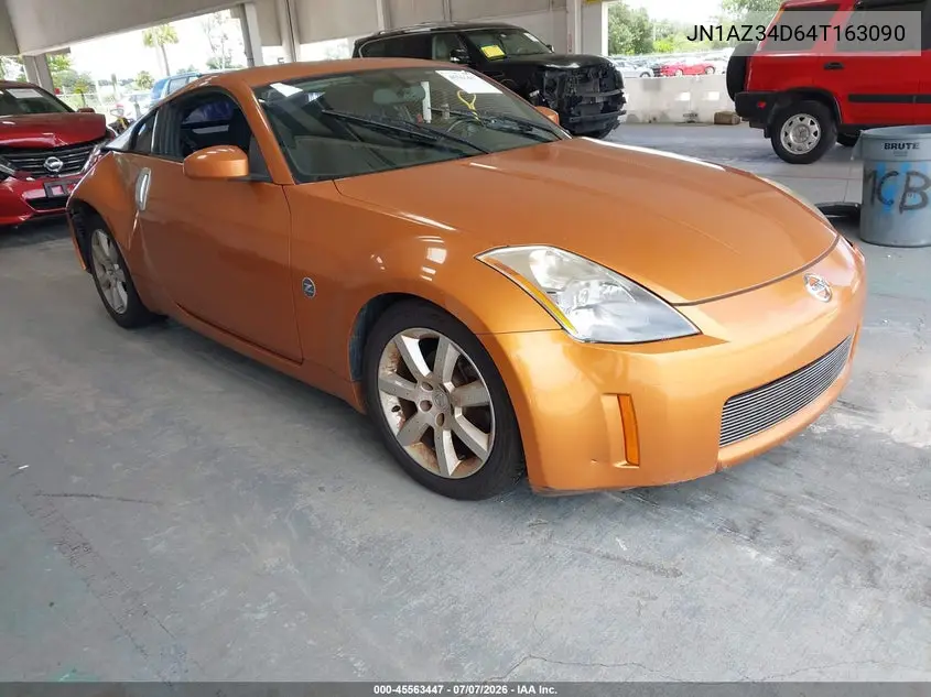 2004 Nissan 350Z Enthusiast VIN: JN1AZ34D64T163090 Lot: 45563447