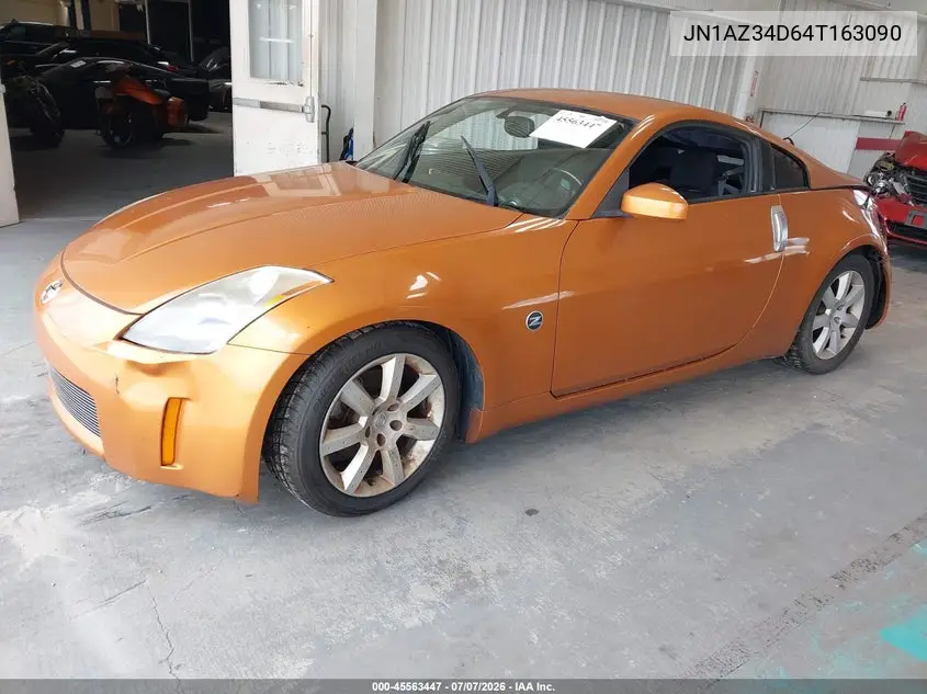 2004 Nissan 350Z Enthusiast VIN: JN1AZ34D64T163090 Lot: 45563447