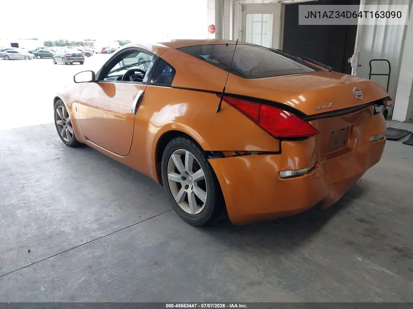 2004 Nissan 350Z Enthusiast VIN: JN1AZ34D64T163090 Lot: 45563447