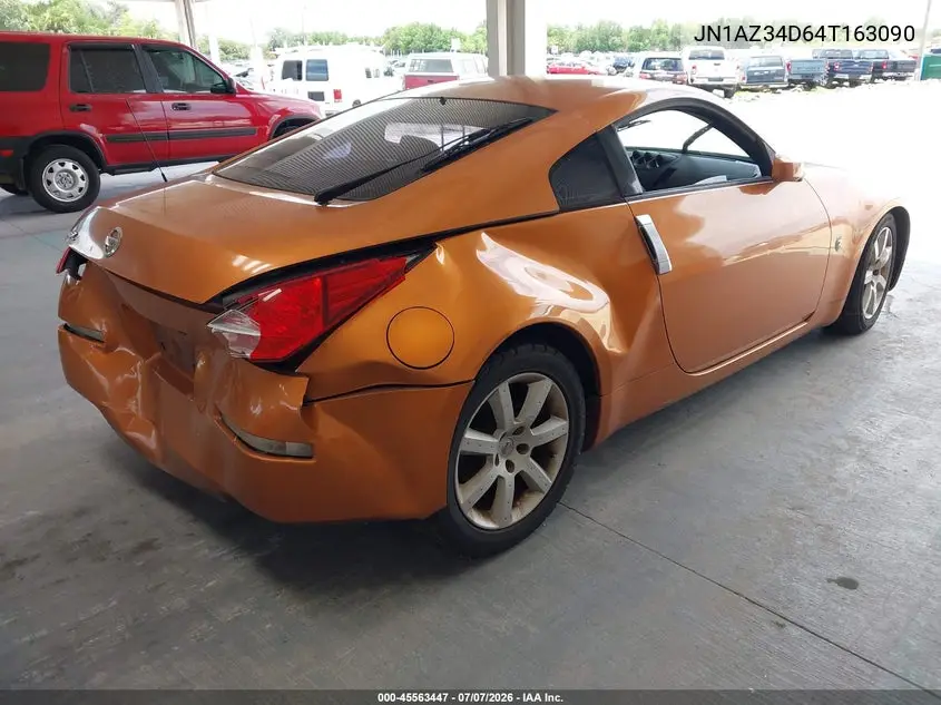 2004 Nissan 350Z Enthusiast VIN: JN1AZ34D64T163090 Lot: 45563447