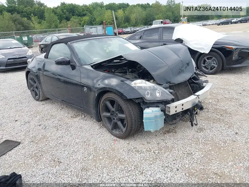2004 Nissan 350Z Touring VIN: JN1AZ36A24T014405 Lot: 45595617