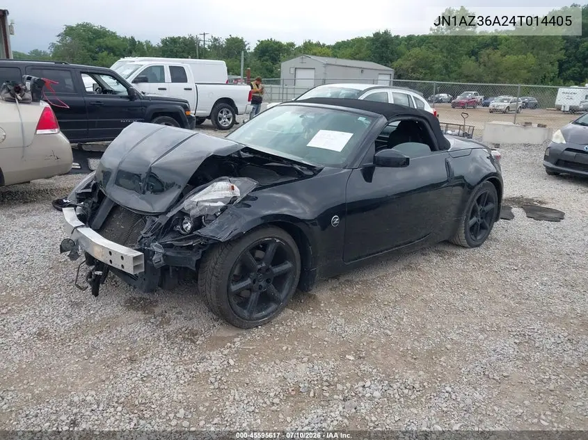 2004 Nissan 350Z Touring VIN: JN1AZ36A24T014405 Lot: 45595617