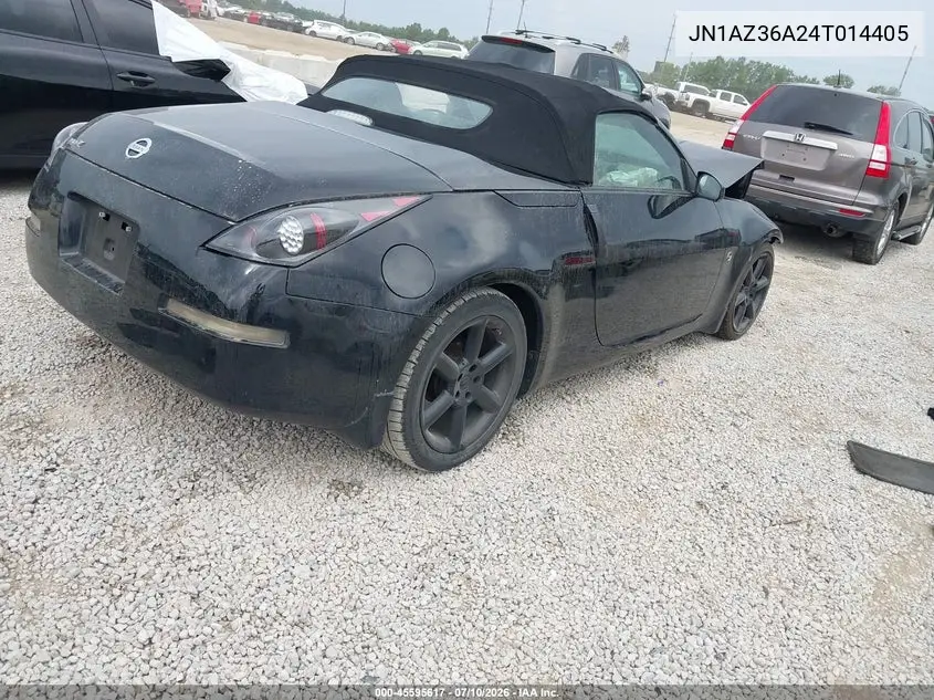 2004 Nissan 350Z Touring VIN: JN1AZ36A24T014405 Lot: 45595617
