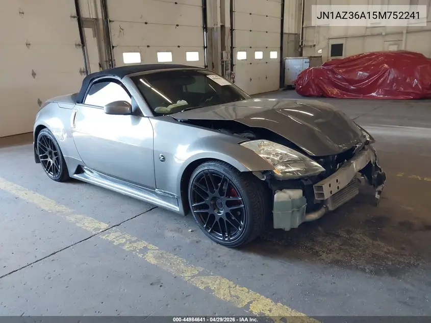 2005 Nissan 350Z Touring VIN: JN1AZ36A15M752241 Lot: 44984641