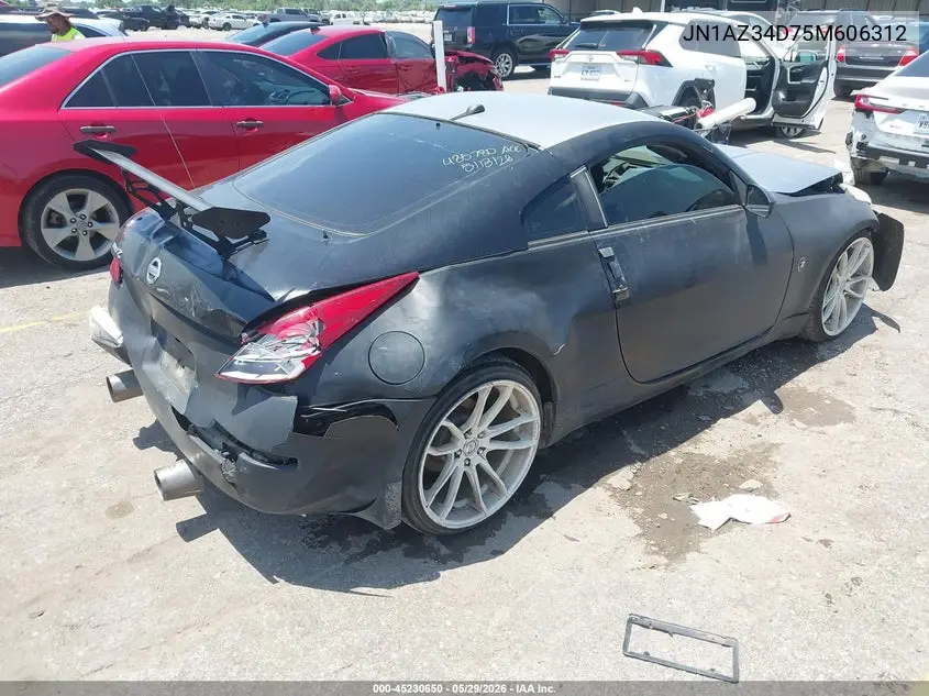 2005 Nissan 350Z Touring VIN: JN1AZ34D75M606312 Lot: 45230650