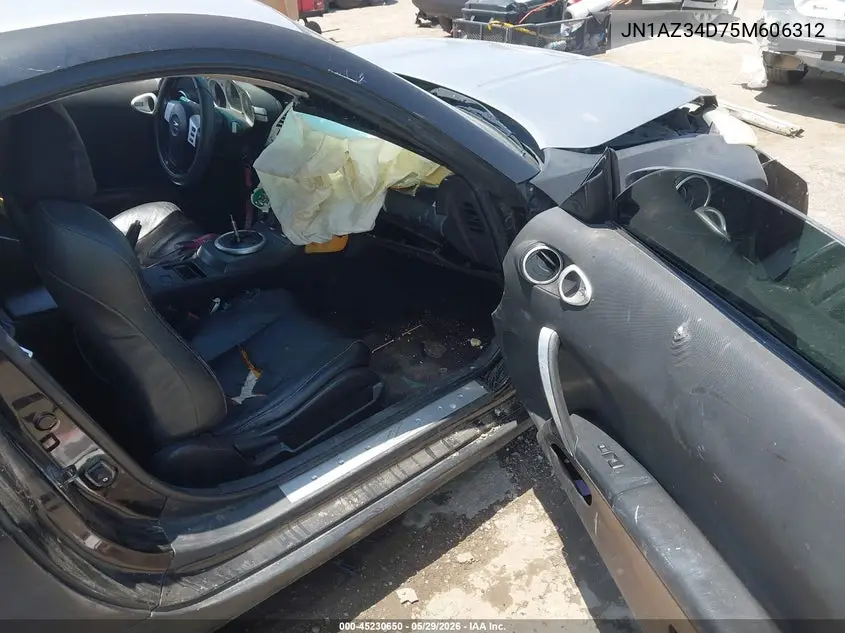 2005 Nissan 350Z Touring VIN: JN1AZ34D75M606312 Lot: 45230650