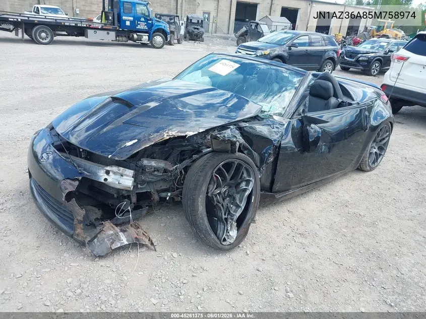 2005 Nissan 350Z Touring VIN: JN1AZ36A85M758974 Lot: 45261375