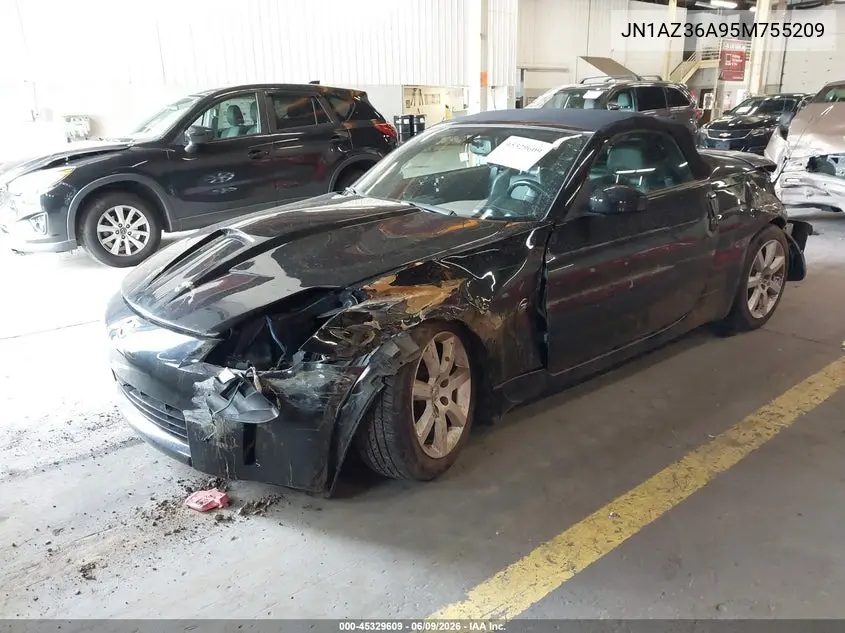 2005 Nissan 350Z Touring VIN: JN1AZ36A95M755209 Lot: 45329609